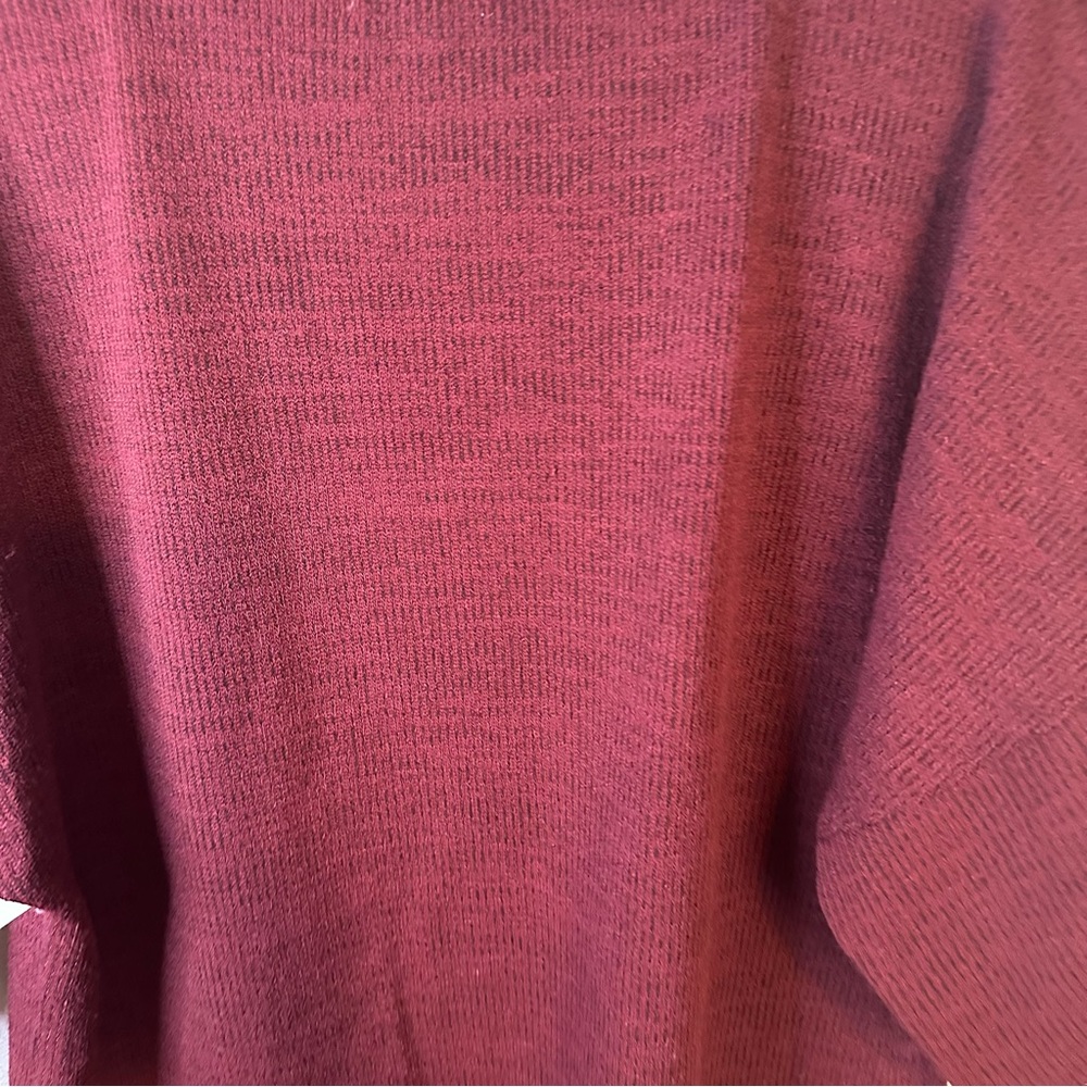 Max Studio Deep Red Knit Top - Picture 7 of 7
